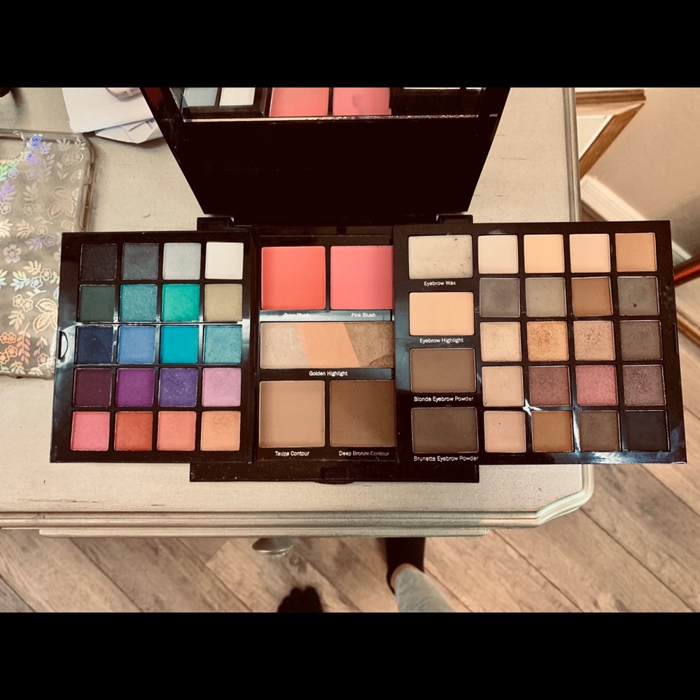 This is a makeup kit that has barely been used